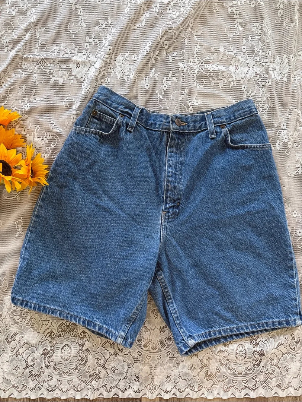 Vintage Denim Long Shorts